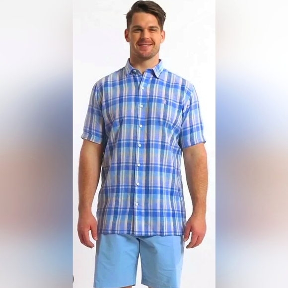 Izod Other - NWT - IZOD Men's Big & Tall Classic Fit Shirt - Cornflower Blue - Size XLT